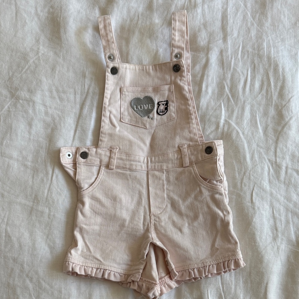 IKKS Pink Kids Overalls